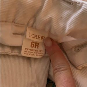 J. Crew cream boot cut cords